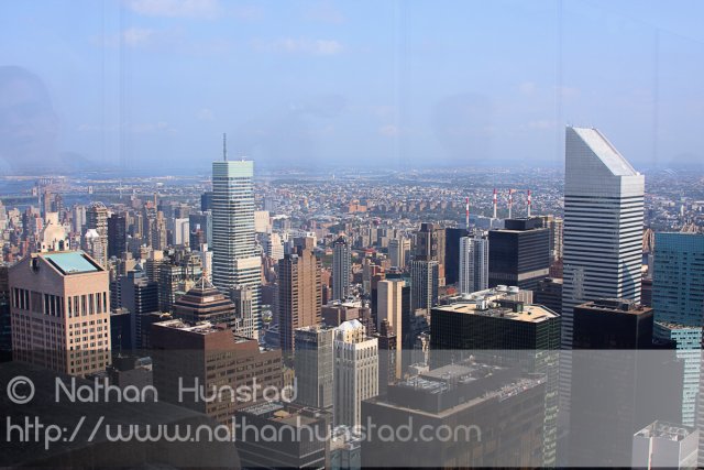 Looking east towards Brooklyn from the Rockefeller Center